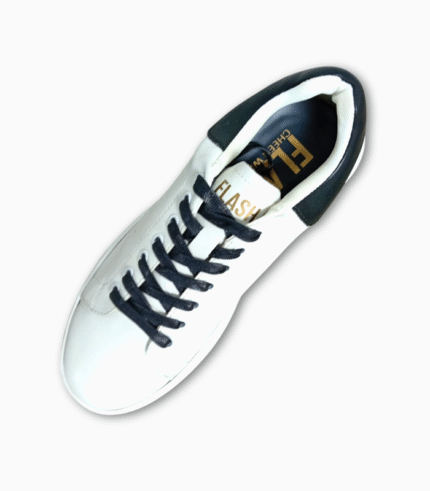 Men's Featherlight White & Black Sneakers